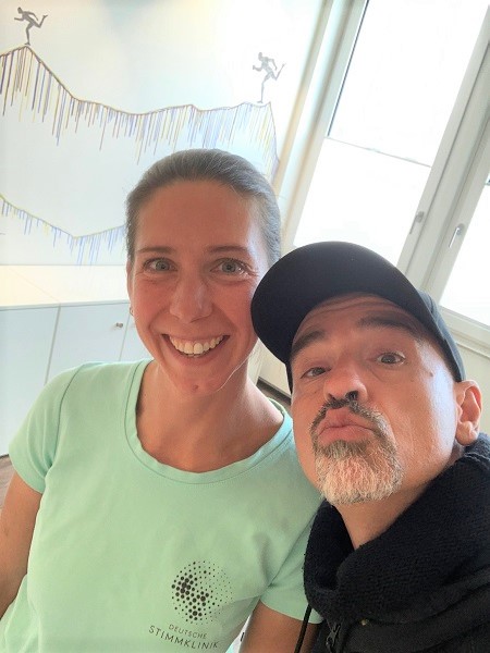 Britta mit Eros Ramazzotti