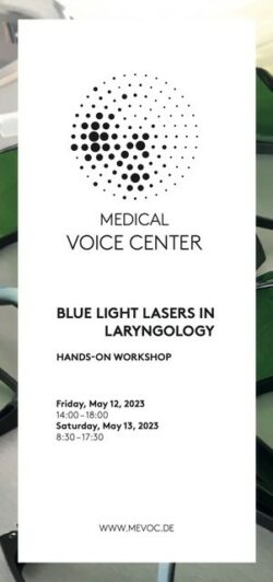 Blue Laser in Laryngology