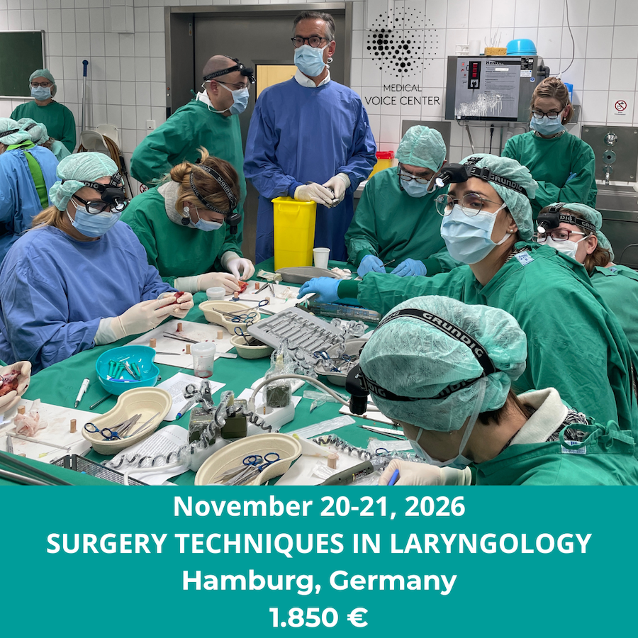 Surgery Techniques in Laryngology | Hands-on Workshop | 20. - 21. Nov 2026